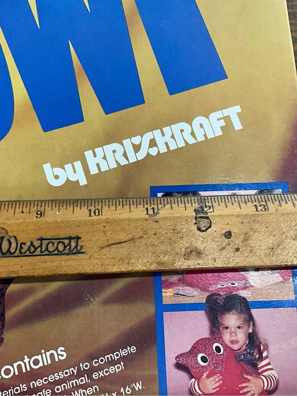 Vintage Sew-n-Stuf Owl Kit by Krizkraft Open Incomplete Read Description